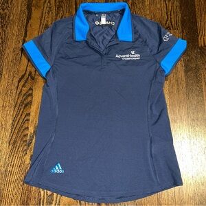 Adidas women's golf polo Korn Ferry Tour Advent Health Championship medium